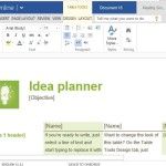 Stylish and Interesting Idea Planner Template for Brainstorming