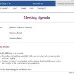 Use this Template for Elegant Meeting Agenda Each Time