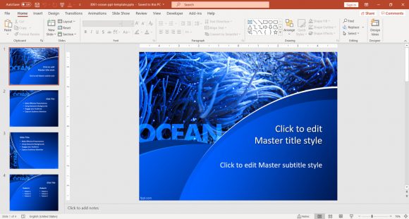 Free Ocean PowerPoint templates
