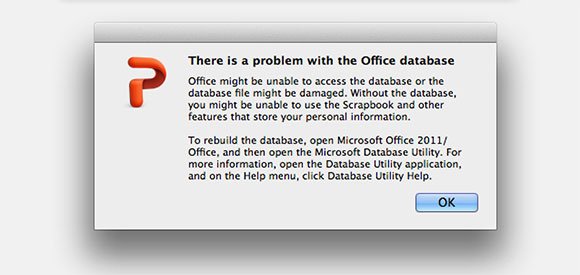 office 2016 for mac rebuild database