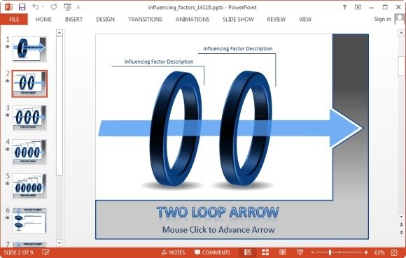 two loop arrow slide