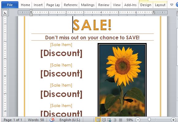 Attract Patrons and New Customers with Your Sale Announcement