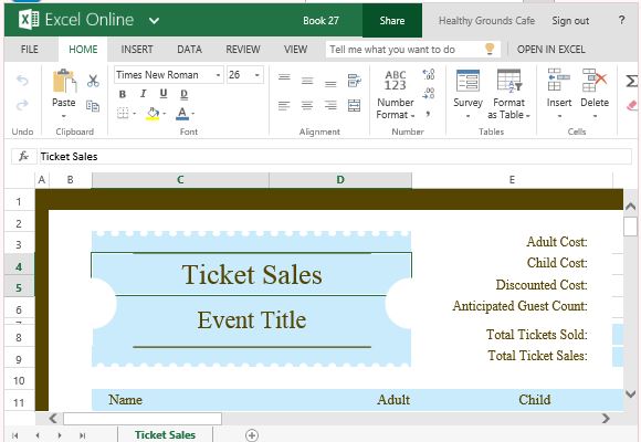 Beautifully Designed Ticket Sales Tracker for Any Event