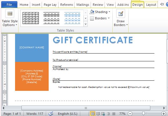 Company Gift Certificate Template from cdn.free-power-point-templates.com