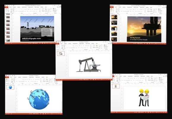 Oil industry PowerPoint templates