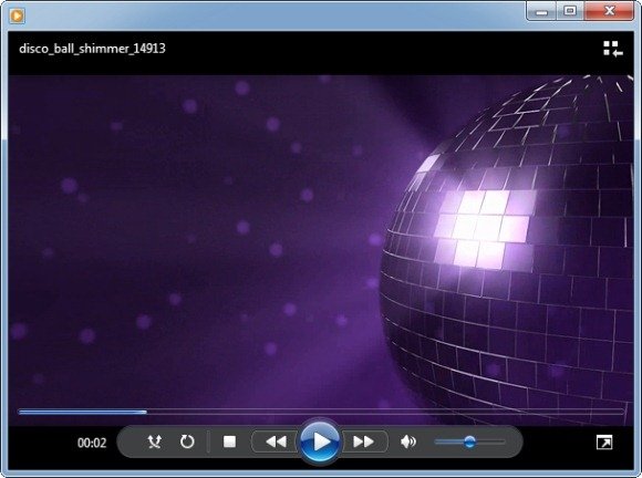 disco ball shimmer video animation