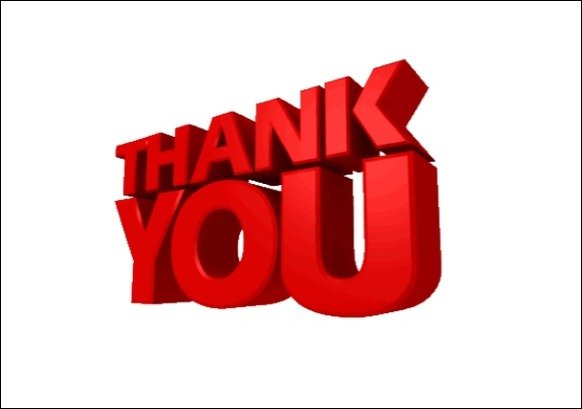 Animated thank you clipart