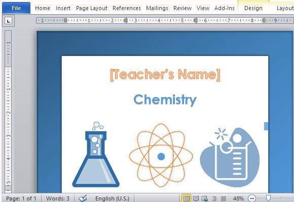Make Chemistry More Fun with This Graphic Template