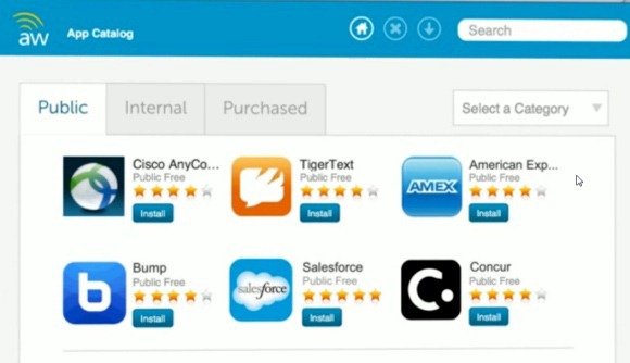Purchasing apps with AirWatch