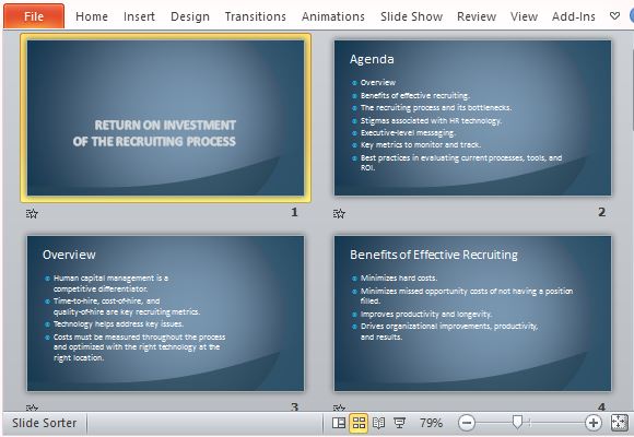 Utilize Various Layouts and Follow the Slide Guides