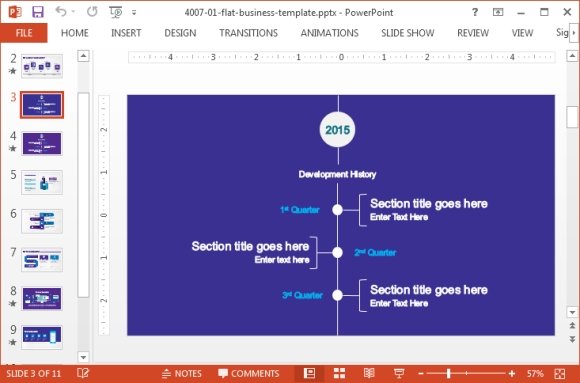 Create animated project timelines
