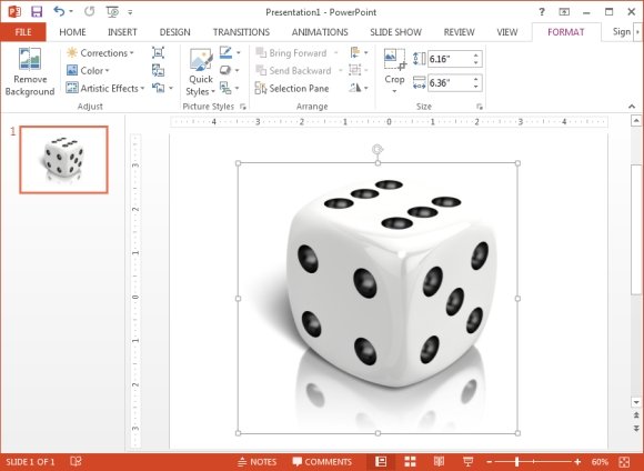 Awesome 3D Dice Rolled Shapes for PowerPoint Presentations