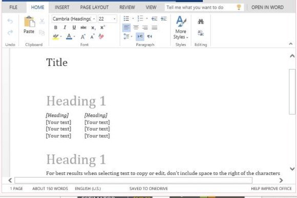Simply Type in your Title, Headers and Texts to Follow the Format and ...