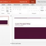Widescreen Purple Minimalist Template for PowerPoint