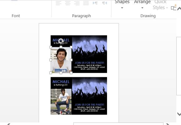 Change the Images to Match Your Event Theme or Celebrant