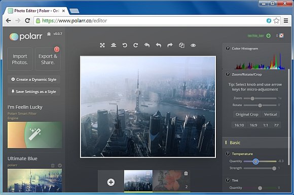 online photo color editor free