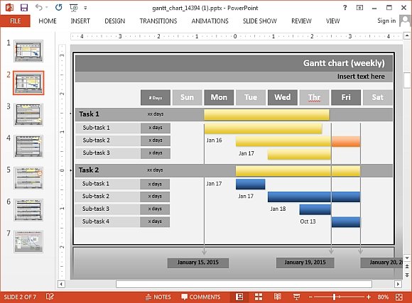 Gantt Chart Add In Powerpoint