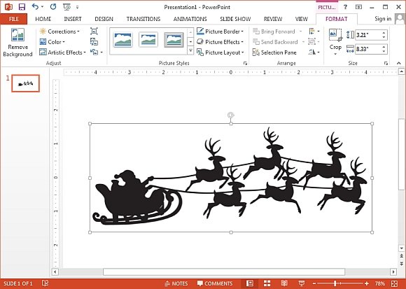Santas reindeer sleigh ride clipart