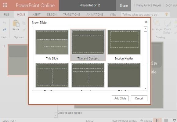 Choose From a Wide Array of Presentation Layout Options