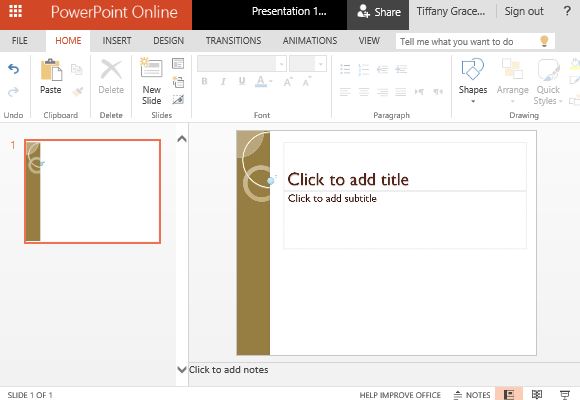 Elegant PowerPoint Template for Business or Personal Use