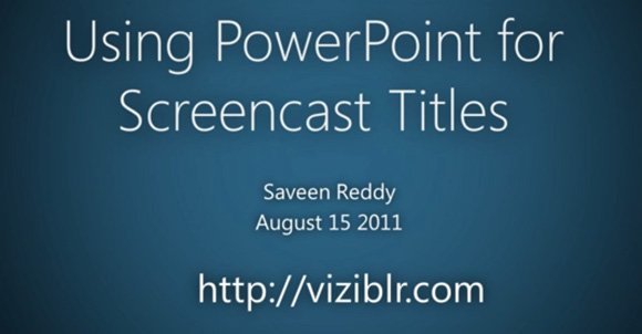 Using PowerPoint for Demos & Screencast