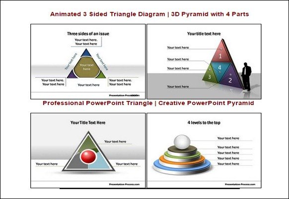 Readymade pyramid diagram