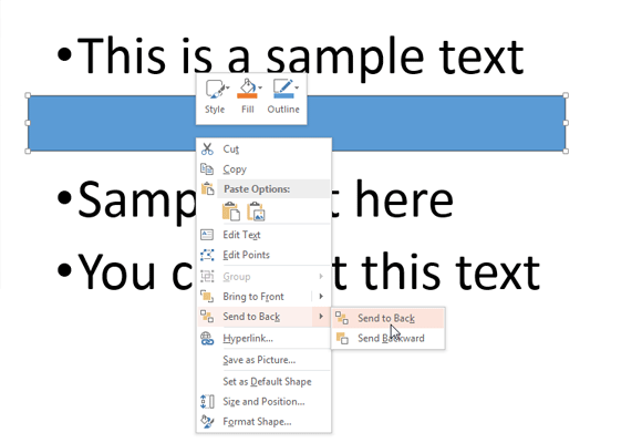 Highlight text in PowerPoint