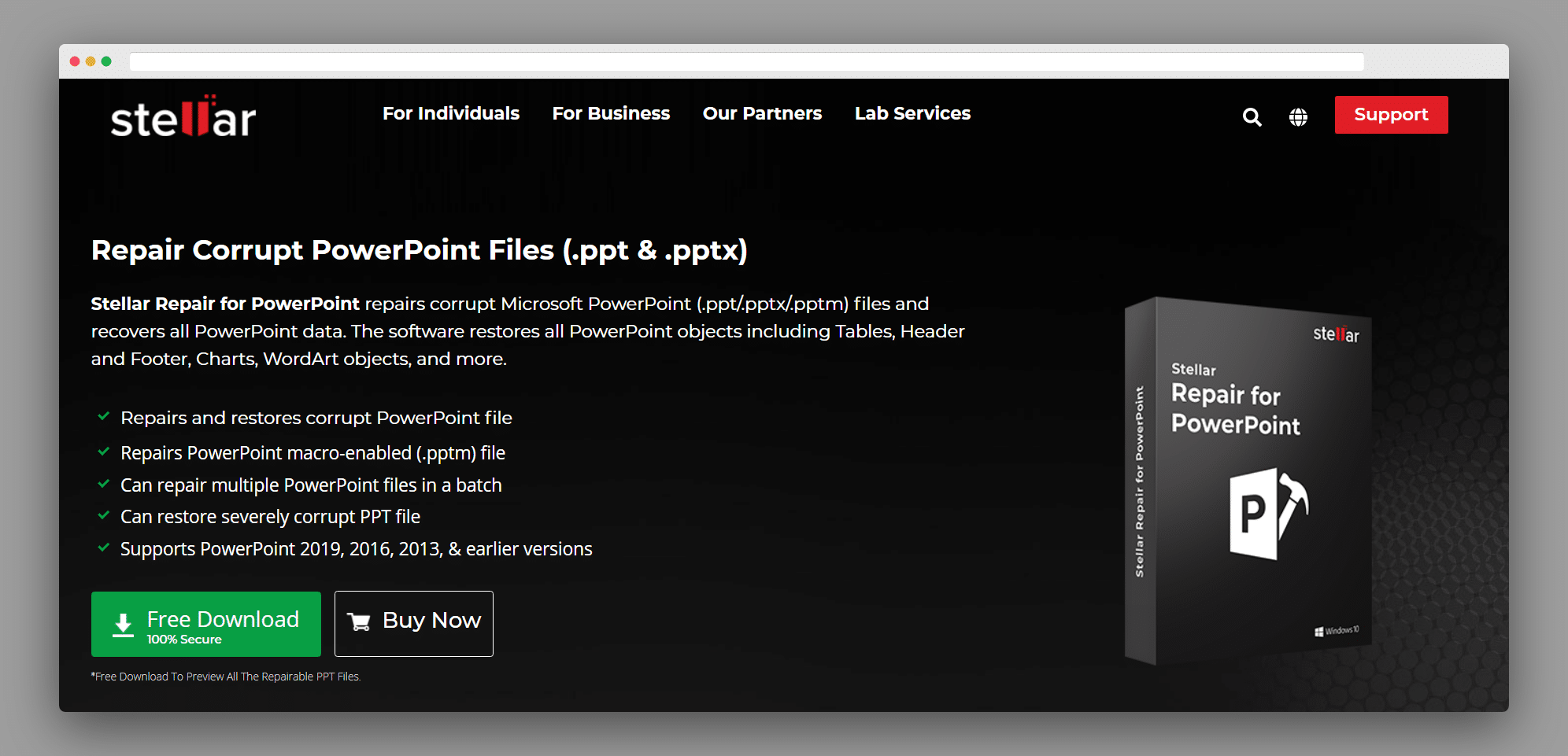 Repair PowerPoint Files With Stellar Phoenix PowerPoint Repair