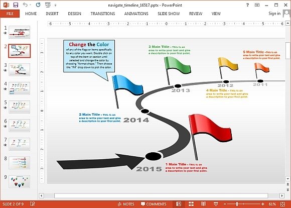 Animated Timeline Maker Templates For PowerPoint