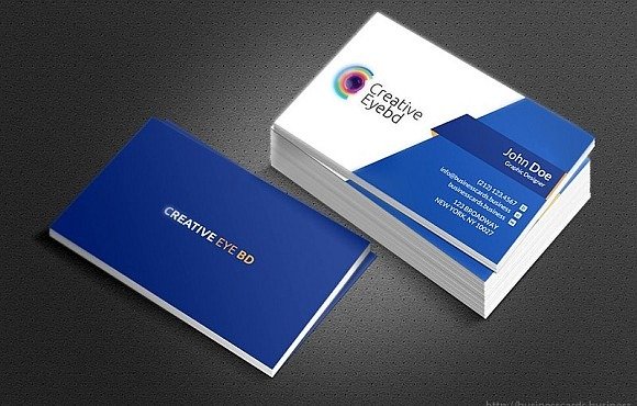 Free business card template for PhotoShop
