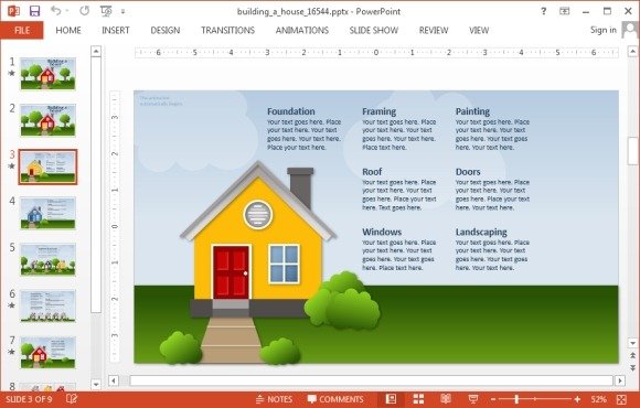 House PowerPoint template