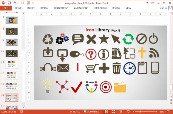 Infographic clipart for PowerPoint