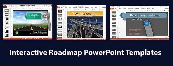 Interactive roadmap PowerPoint templates