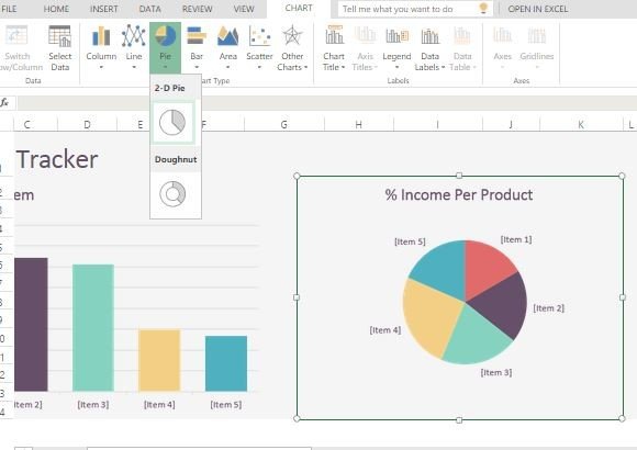 Bar Of Pie Chart Excel 2013