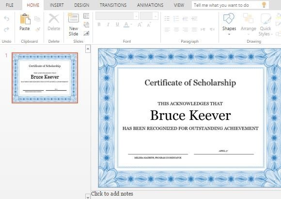easily-customizable-scholarship-certificate-template-for-powerpoint