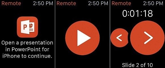 Control PowerPoint with Apple Watch