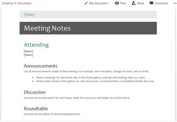 Meeting Minutes Template Download from cdn.free-power-point-templates.com