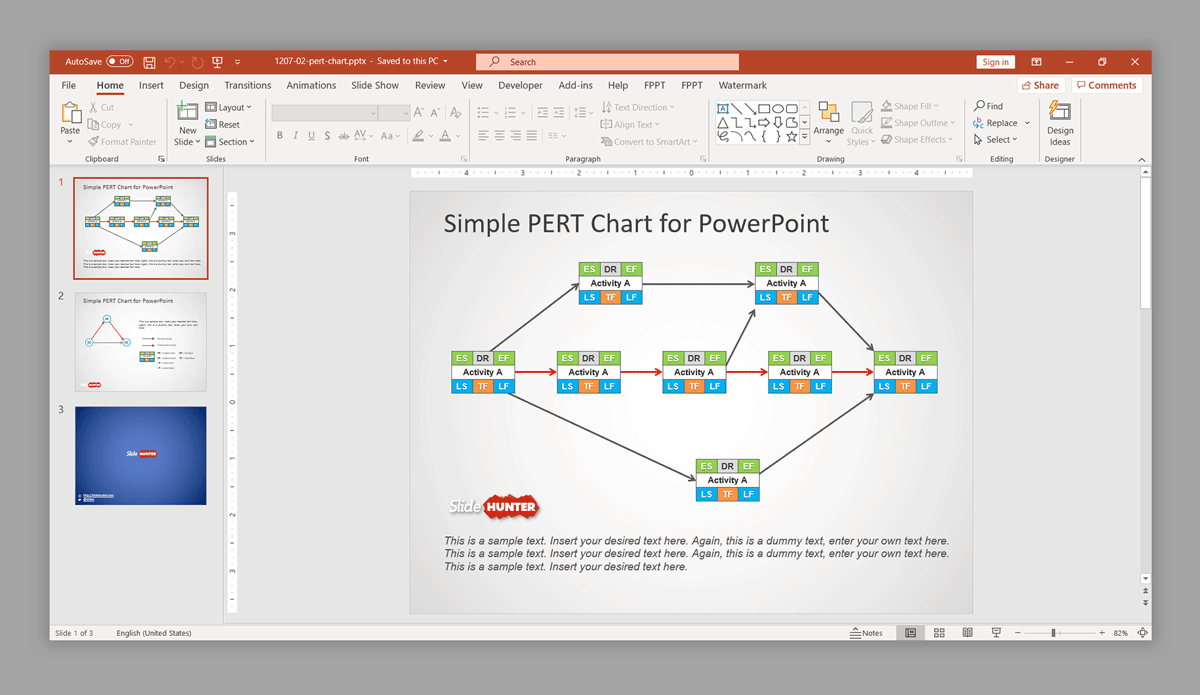 decision tree powerpoint template