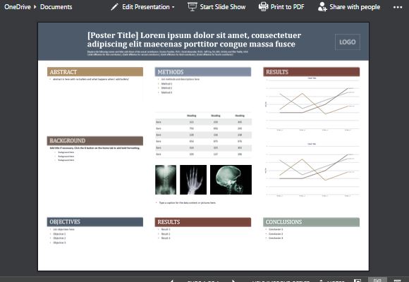 Example of Medical Poster PowerPoint Template