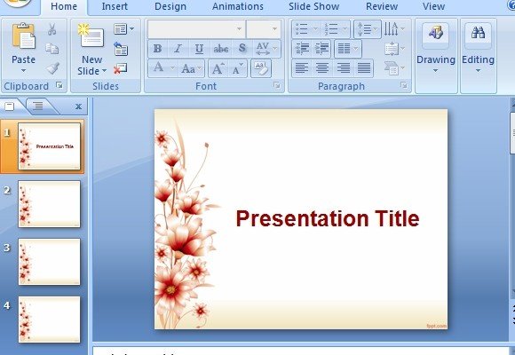 autumn-themed-floral-template-for-general-purpose-presentations