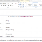 confidential-memo-template-for-companies-and-organizations
