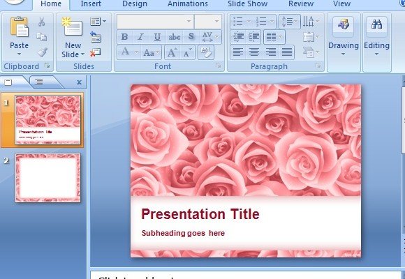 create-complementing-presentations-with-a-floral-rose-design