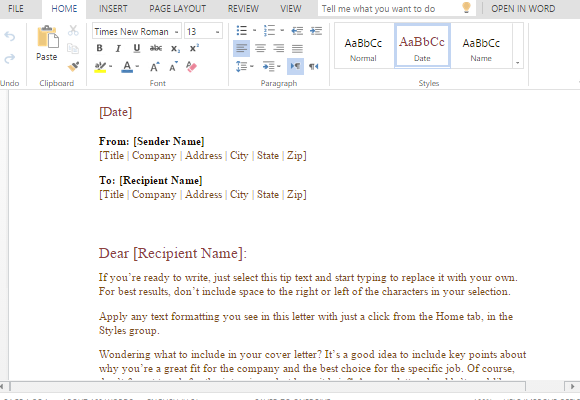 Business Letter Word Template from cdn.free-power-point-templates.com