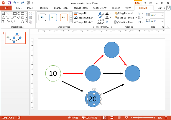 How to add Textboxes to Create a Critical Path Diagram in PowerPoint