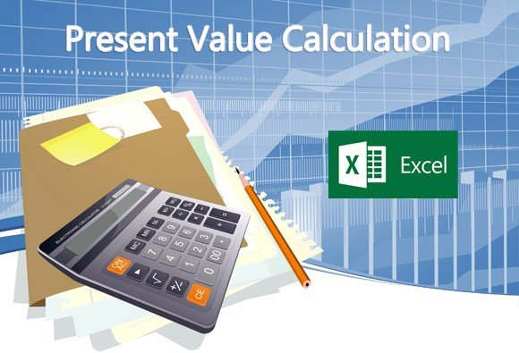 Present value calculation in Microsoft Excel