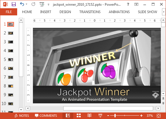 Slot Machine Animation For Powerpoint