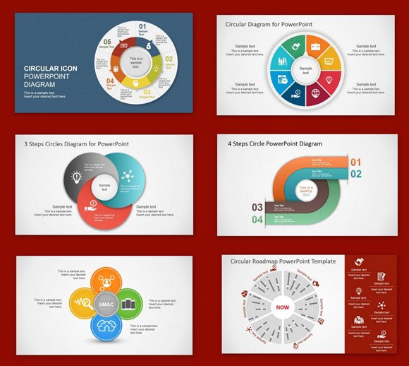 4 Set Venn Diagram for PowerPoint - SlideModel