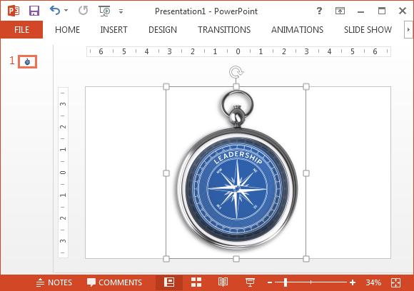 Animated Compass Clipart- PresenterMedia