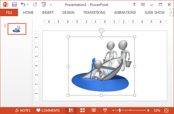 Doing all the work animation for PowerPoint