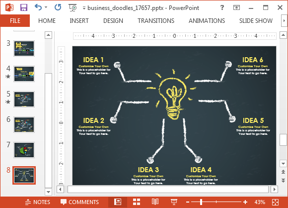 Doodle Mind Map Png Fppt